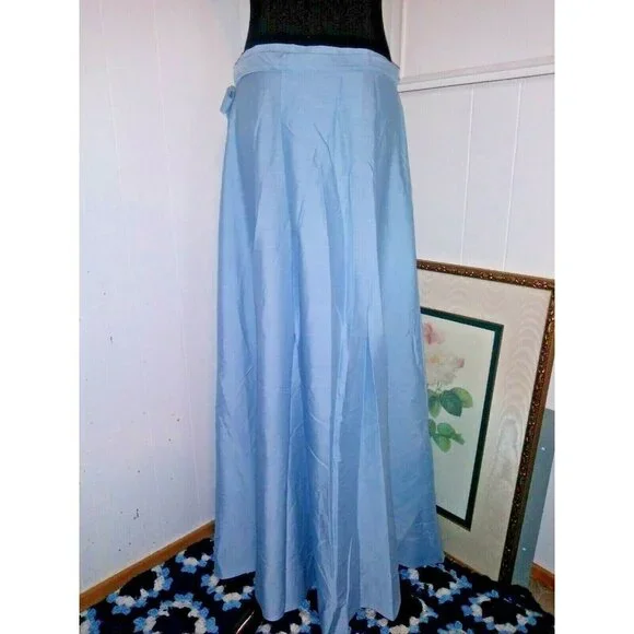 Womens Skirt Boho Peasant Wrap Sz S/M Hand Made Maxi Butterfly patchwork pockets - Picture 4 of 5